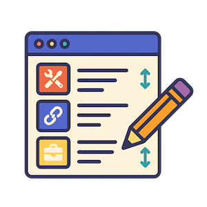 Icon representing Smart Section Editor