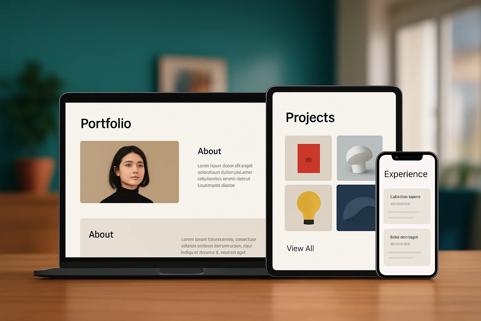 Icon representing Responsive Portfolio Templates