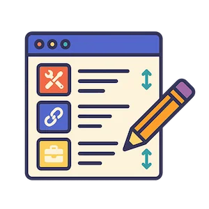Icon representing Smart Section Editor